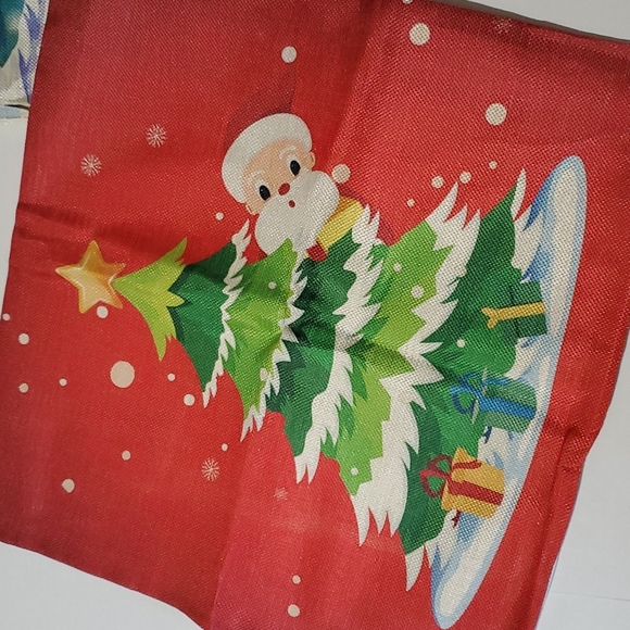 Christmas Throw Pillow Case Cover set of 4 - Picture 5 of 10